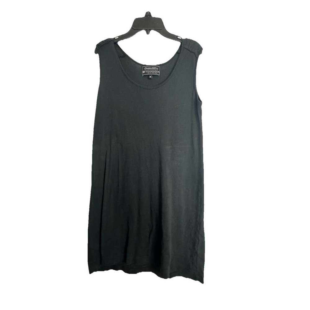 Overland by Indigenous Organic Cotton Black Sleeveless Dress Size M‎ Fair Trade